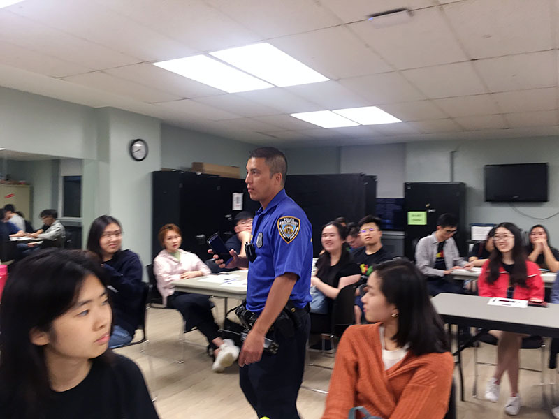 NYPD safety talk